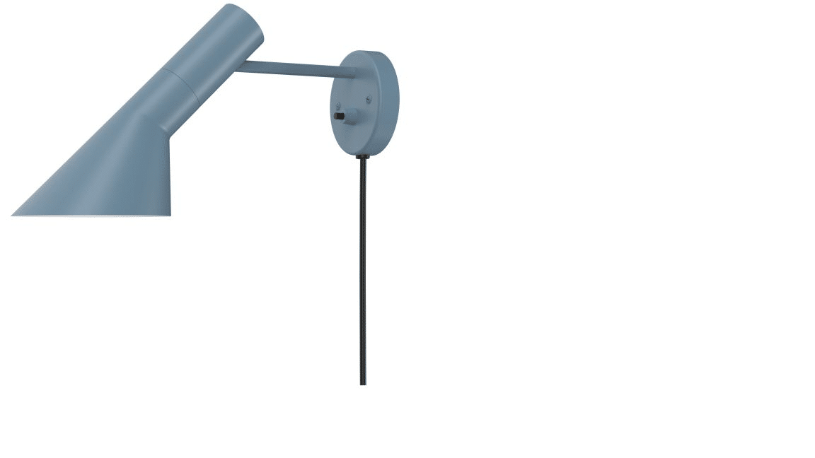 AJ DUSTY BLUE VÆGLAMPE