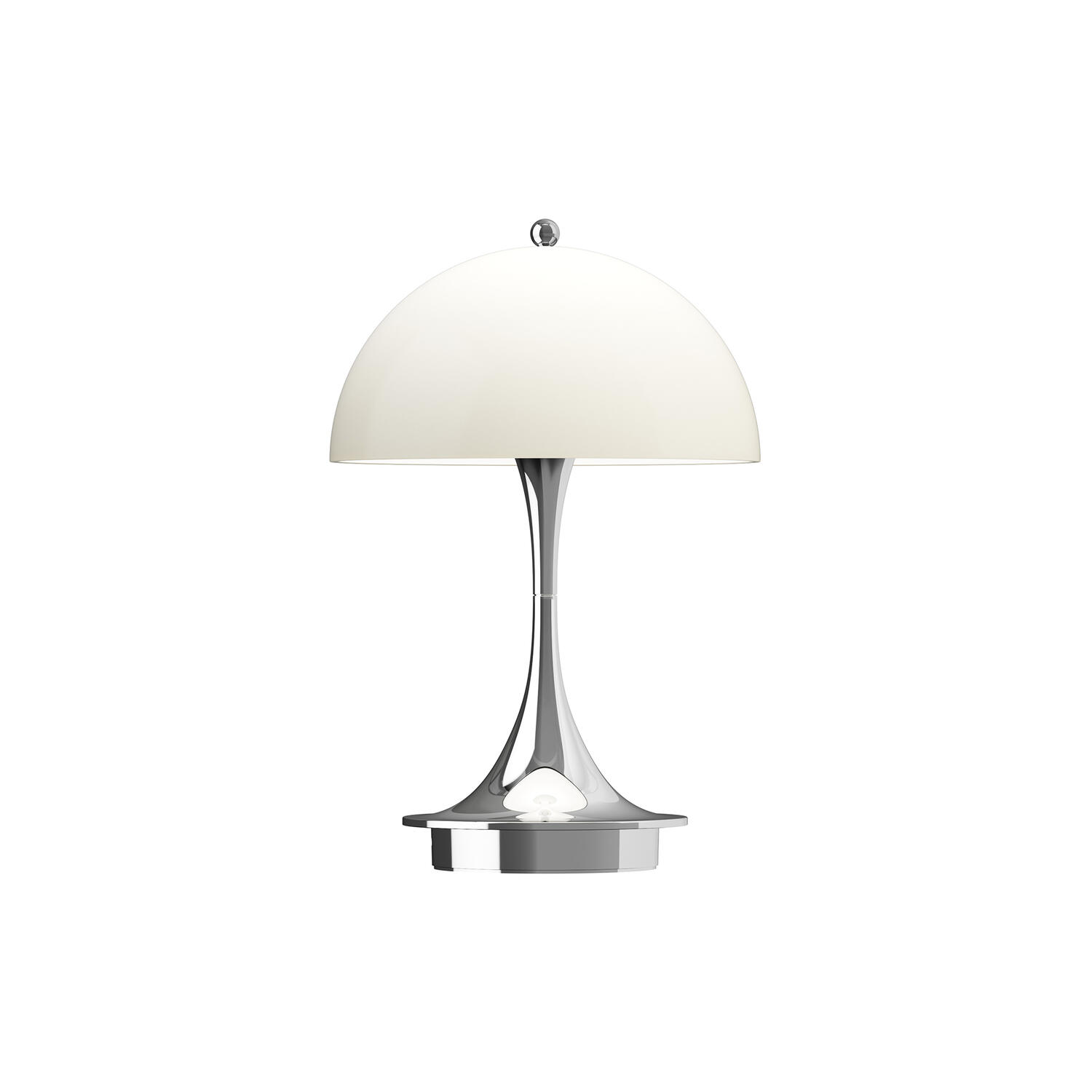 Panthella 160 Portable bordlampe chrome opal beige
