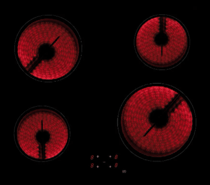 Witt Classic EHP60 Keramisk kogeplade Sort